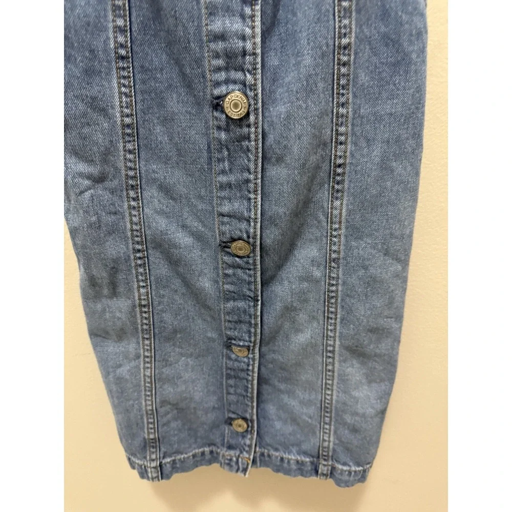 GAP Kids Girls Denim Overall Dress – Size L‎ (10–11Y) – Adjustable Straps